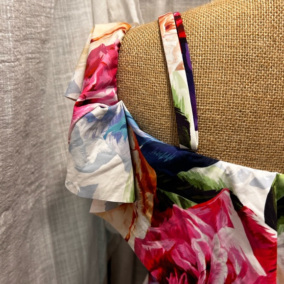 LaBlancha Off Shoulder Ruffle One Piece in “Bloomfield” 20W- New without Tags - Picture 1 of 4
